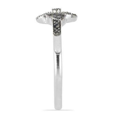 BUY UNIQUE AUSTRIAN MARCASITE GEMSTONE RING IN 925 SILVER